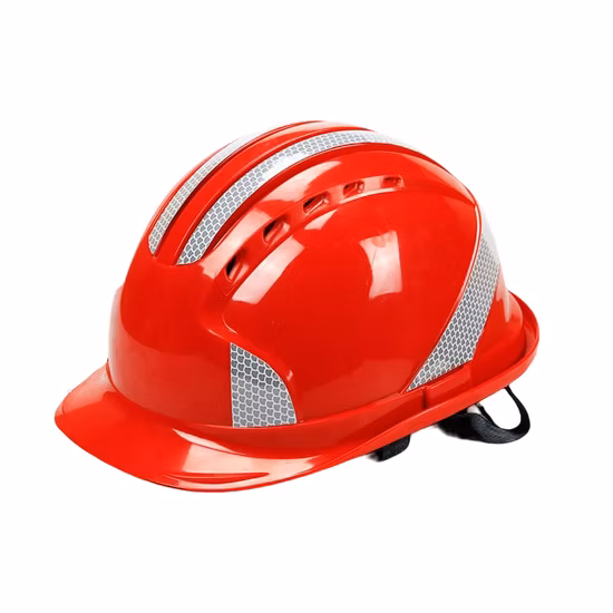 Protection Smart Crash Breathable Head Protection Work Construction Safety Helmet Reflective Strip Hard Hat Helmet