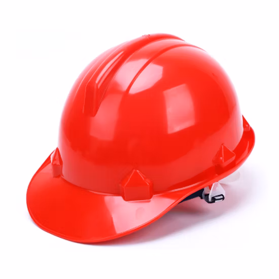 CE En 397 Red HDPE Slider Plastic Lining Head Protection Adjustable Electrical Safety Helmets