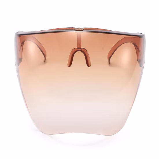 Mist Windproof Face Protection Visor, Clear Transparent Face Protection for Men and Women Protective Mask, Gradient Full Face Protection Bl19425